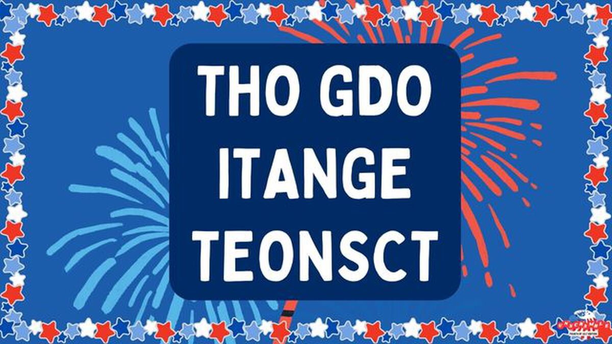 UNSCRAMBLE: 4th Of July Edition image number null